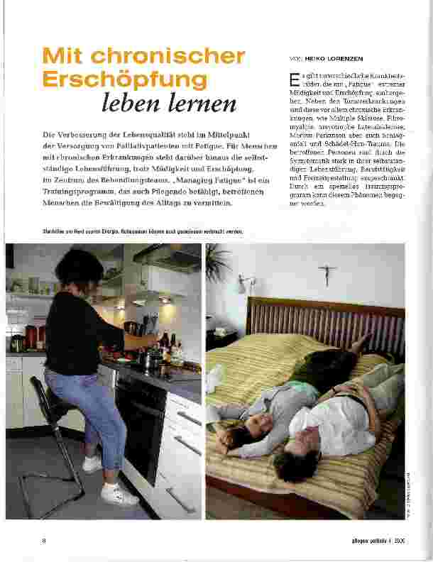 Vorschauseite 1: Mit chronischer Erschöpfung leben lernen