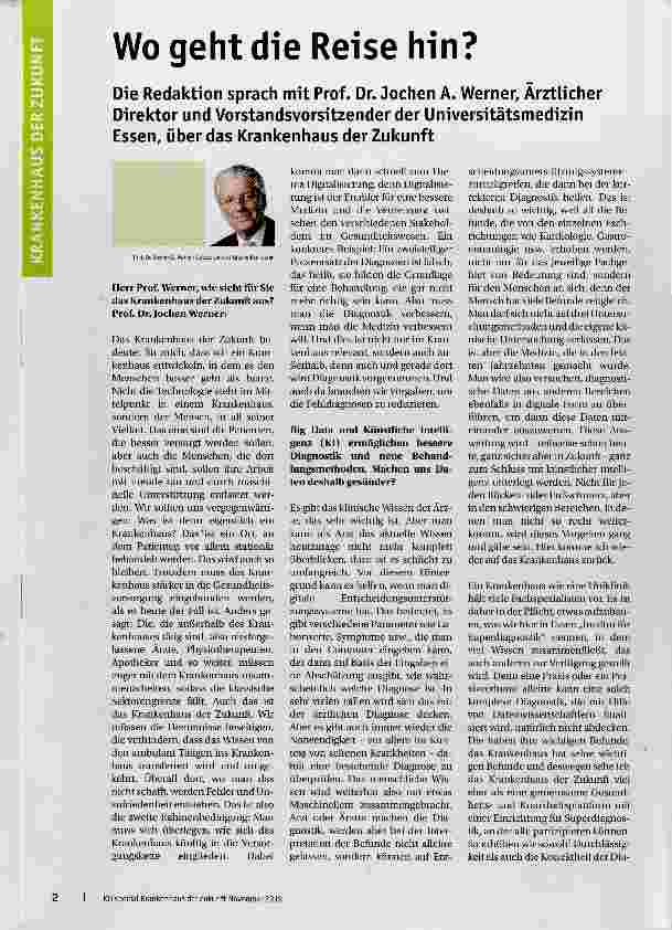 Vorschauseite 1: Wo geht die Reise hin?