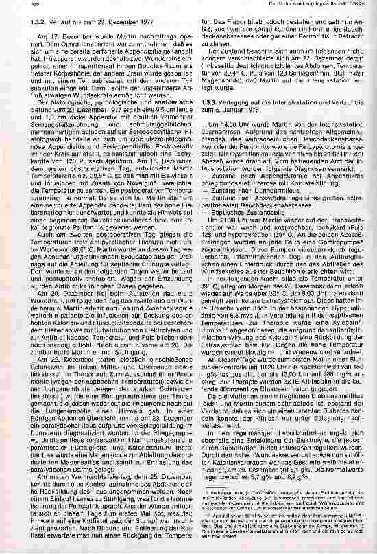 Vorschauseite 2: Die Pflege eines Patienten mit perforierter Appendizitis und den sich daraus ergebenden Komplikationen