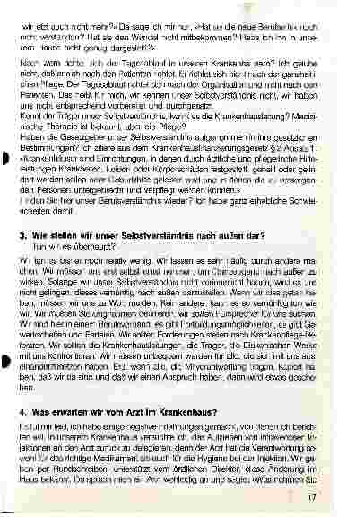 Vorschauseite 2: Selbstverständnis der Pflegenden