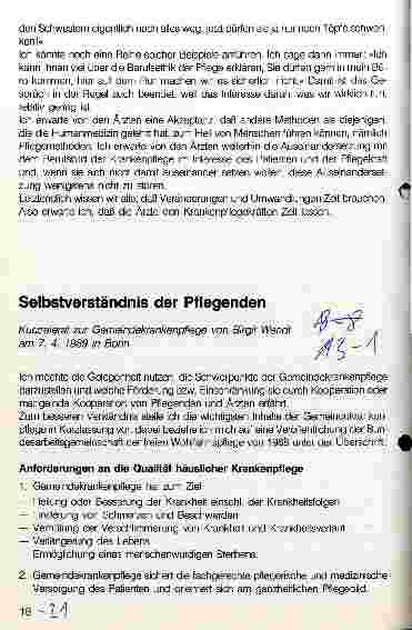 Vorschauseite 3: Selbstverständnis der Pflegenden