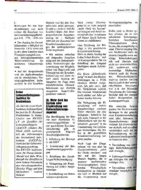 Vorschauseite 2: Rationalisierung in der Diagnostik