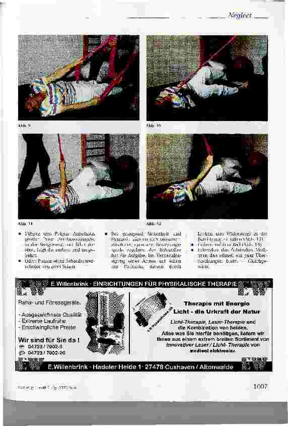 Vorschauseite 6: Psychotonische Arbeit mit Neglect-PatientenTeil III: Konsequenzen för die Behandlung