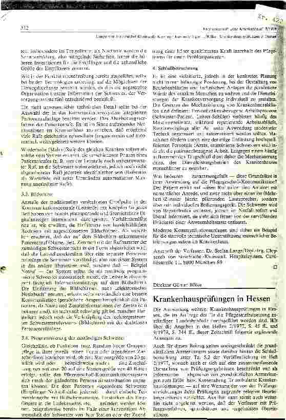 Vorschauseite 1: Krankenhausprüfungen in Hessen
