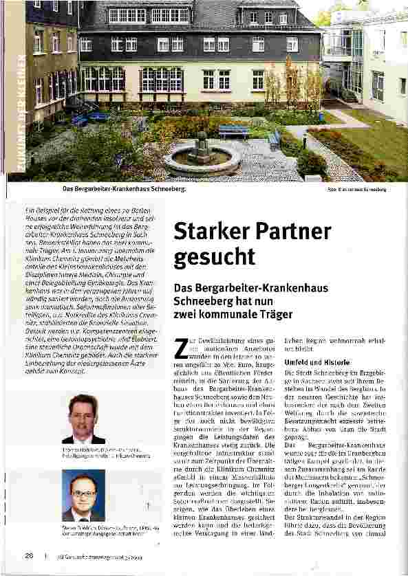 Vorschauseite 1: Starker Partner gesucht