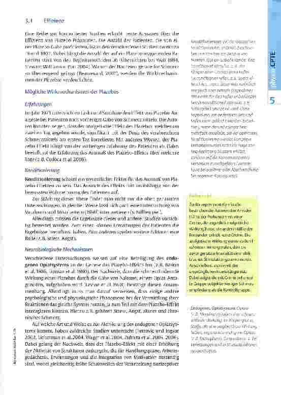 Vorschauseite 3: Plazebo-Effekte in der Physiotherapie