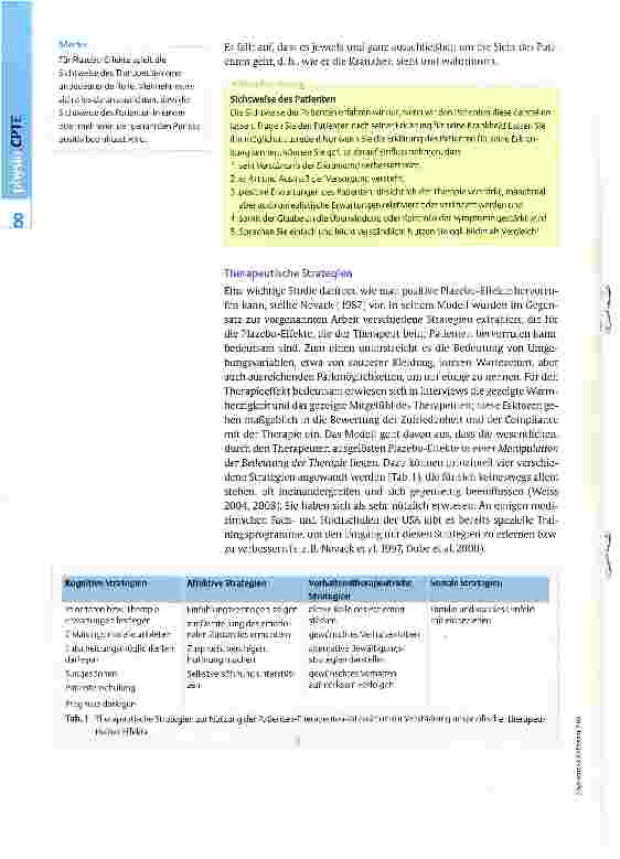 Vorschauseite 6: Plazebo-Effekte in der Physiotherapie