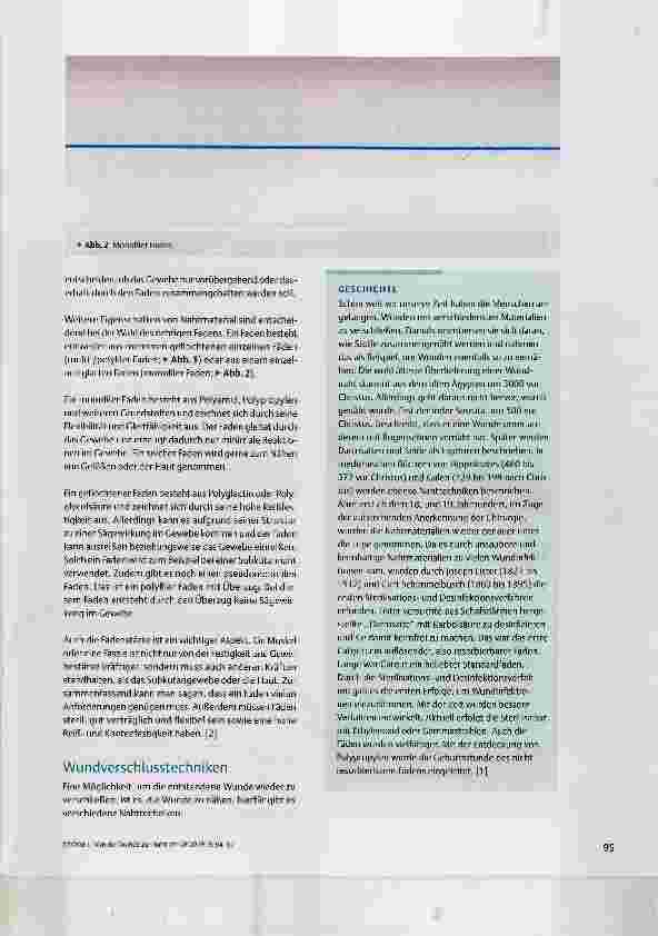 Vorschauseite 2: Von der Wunde zur Naht