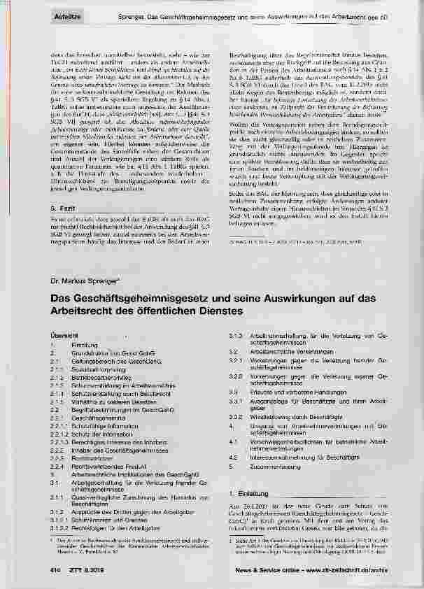 Vorschauseite 4: Hinausschieben des Beendigungszeitpunkts bei Befristung bis zur Regelaltersgrenze