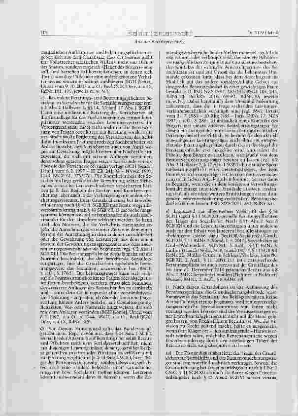 Vorschauseite 3: BGB § 839 Abs. 1; GG Art. 34; SGB I § 14;SGB VI § 43 Abs. 2; SGB XII § 41 Amtspflichtverletzung: Beratungspflicht des Sozialhilfeträgers bei Beantragung von laufenden Leistungen d…