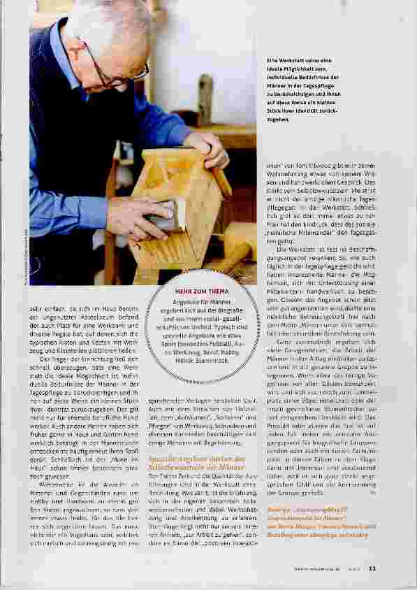 Vorschauseite 2: Handwerk statt Handarbeit