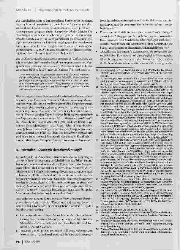 Vorschauseite 3: Kritik der medizinischen Vernunft