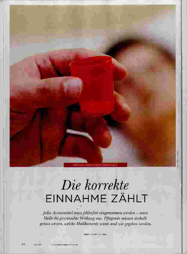 Vorschauseite 1: Die korrekte EINNAHME ZÄHLT