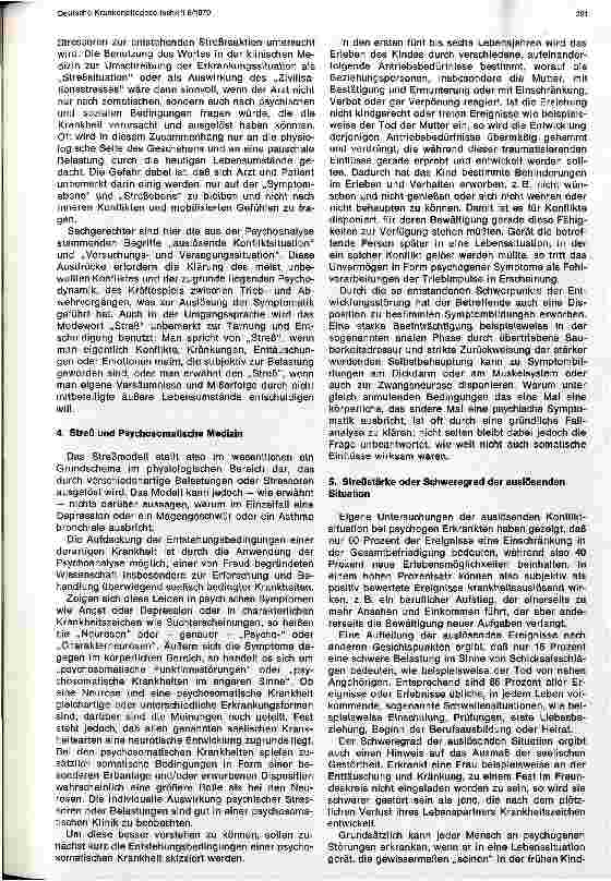 Vorschauseite 2: Die seelische Belastung bei Patienten und Personal in der psychosomatischen Klinik