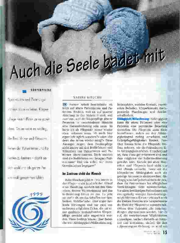 Vorschauseite 1: Auch die Seele badet mit