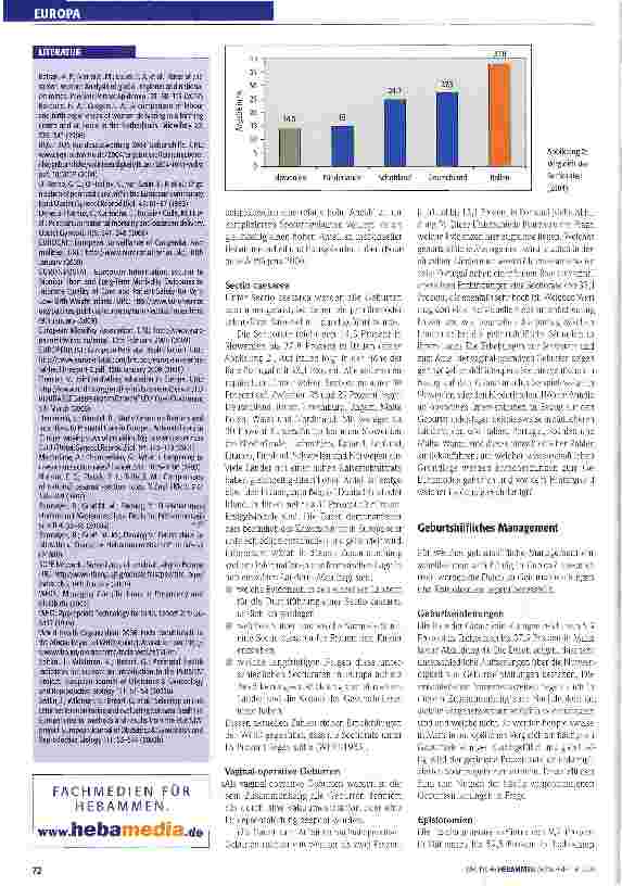 Vorschauseite 2: Große Unterschiede in der Geburtshilfe