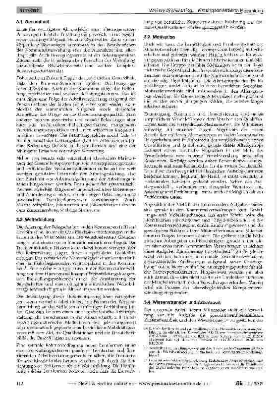 Vorschauseite 3: Leistungsorientierte Bezahlung vor dem Hintergrund einer demografieorientierten Personalentwicklung im öffentlichen Dienst - am Beispiel der Kommunalverwaltung