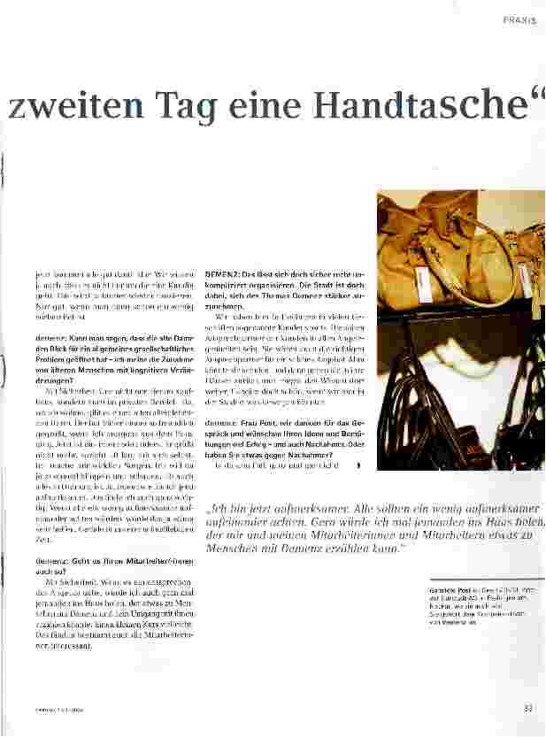 Vorschauseite 2: „Sie kaufte jeden zweiten Tag eine Handtasche