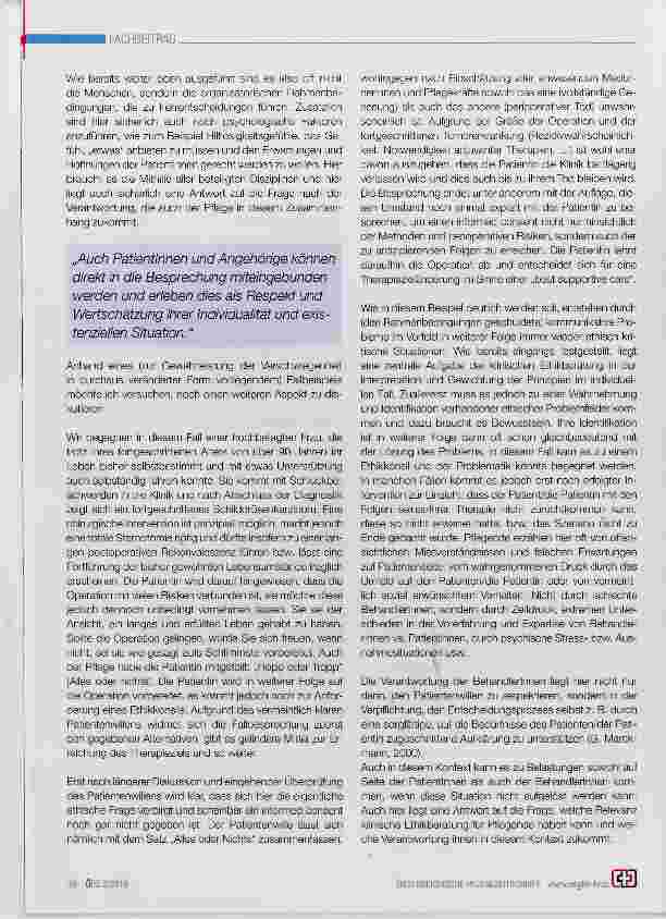 Vorschauseite 3: Verantwortung übernehmen aus Eigeninteresse Perspektiven klinischer Ethikberatung
