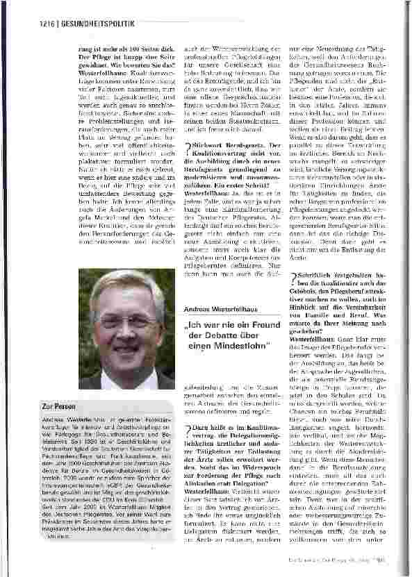 Vorschauseite 2: Die Pflegenden sind nicht die Entlaster der Ärzte