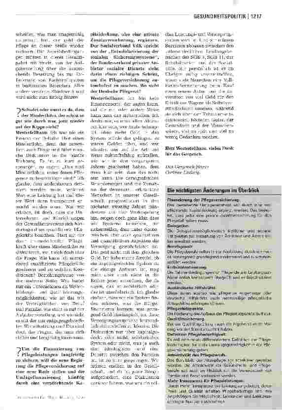 Vorschauseite 3: Die Pflegenden sind nicht die Entlaster der Ärzte