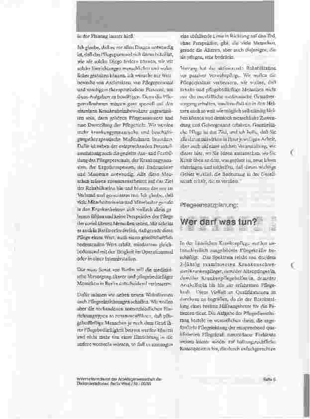 Vorschauseite 4: Neue Akzente Gerontopsychiatrie