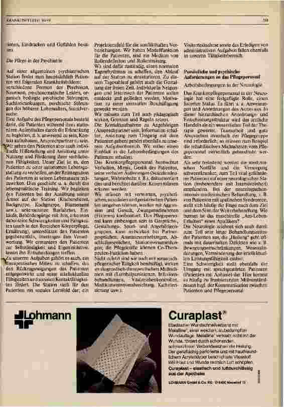 Vorschauseite 3: Die Neurologisch-Psychiatrische Station am Allgemeinkrankenhaus