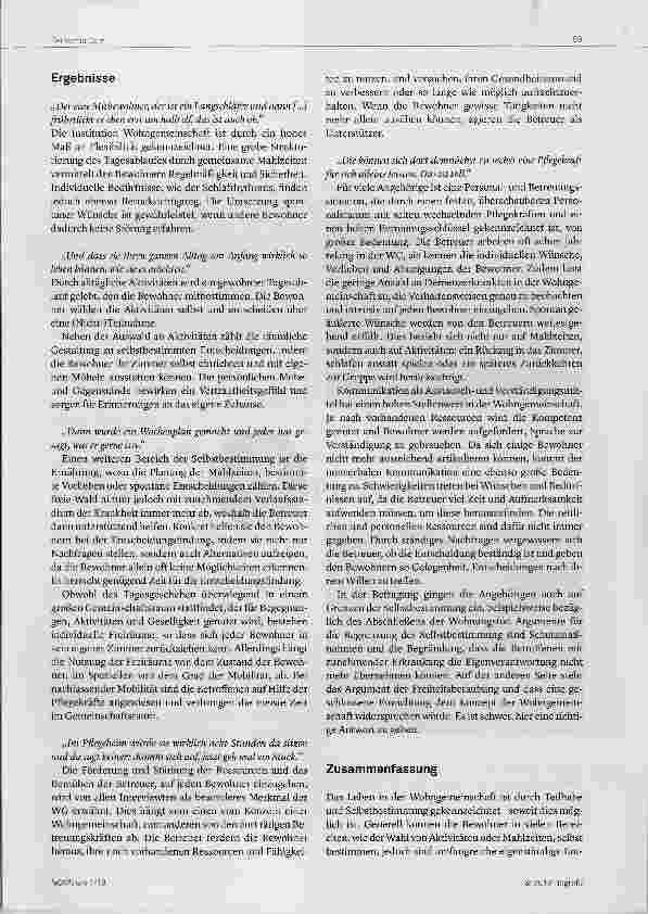 Vorschauseite 3: Selbstbestimmung bei Menschen mit Demenz