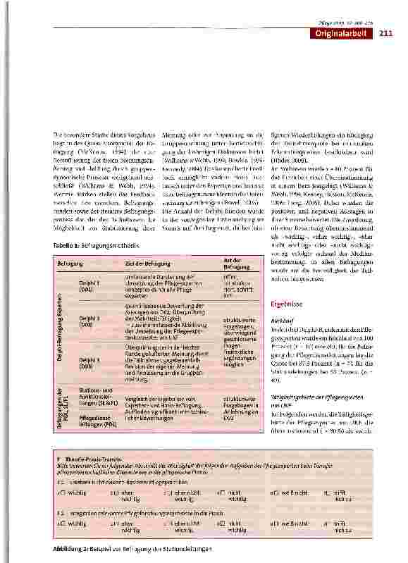 Vorschauseite 4: Aufgabengebiete klinisch tätiger Pflegeexperten in Deutschland und deren Verortung in der internationalen Advanced Nursing Practice