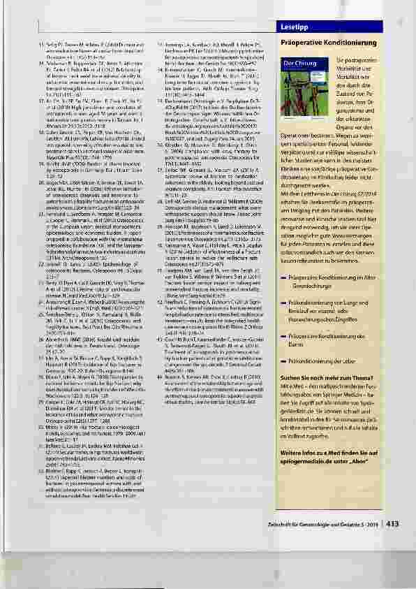 Vorschauseite 6: Osteoporose Epidemiologie und Versorgungsqualität