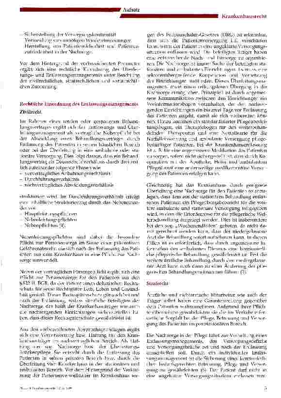 Vorschauseite 2: Die Entlassung und Überleitung des Patienten