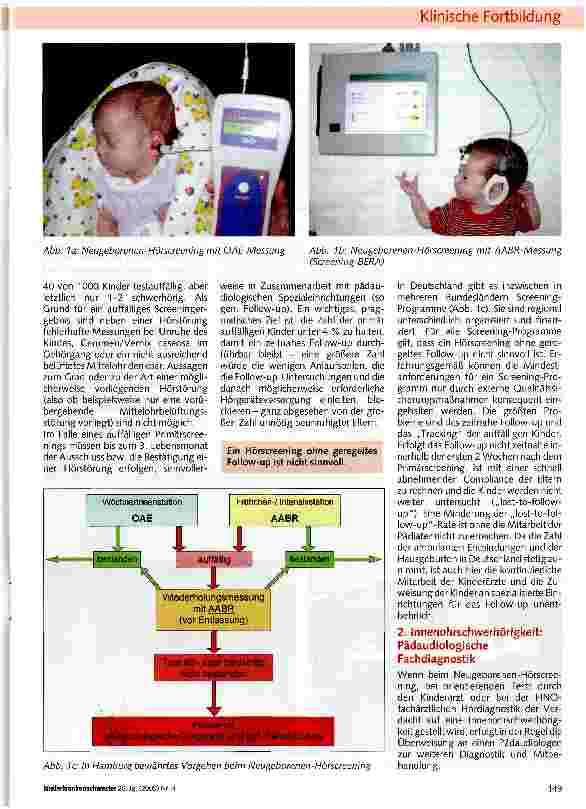 Vorschauseite 2: Hörstörungen im Kindesalter FAQs an die Pädaudiologie
