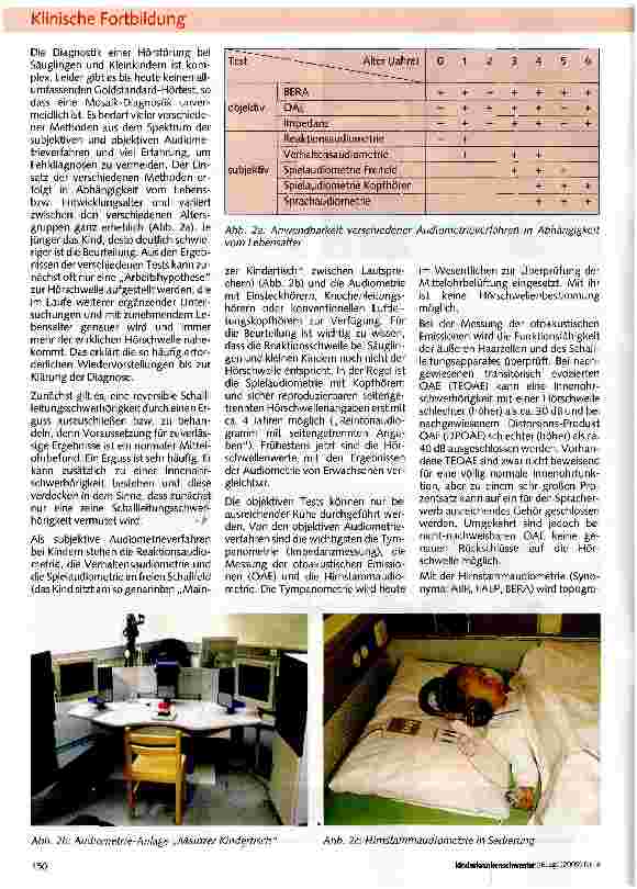 Vorschauseite 3: Hörstörungen im Kindesalter FAQs an die Pädaudiologie