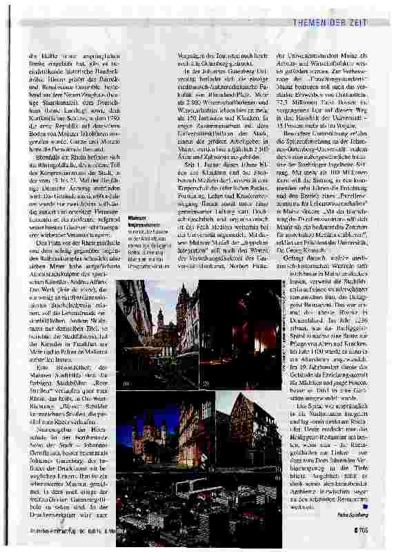Vorschauseite 2: Johannes Gutenberg, der Dom und ein künftiges Exzellenzzentrum