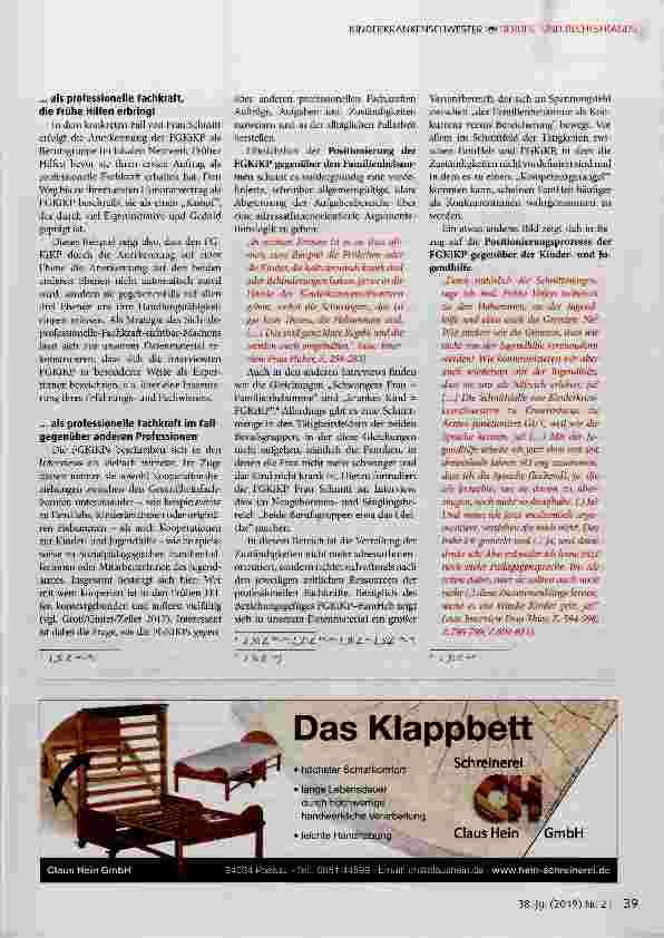Vorschauseite 4: Familien-Gesundheitsund Kinderkrankenpflegerinnen in den Frühen Hilfen