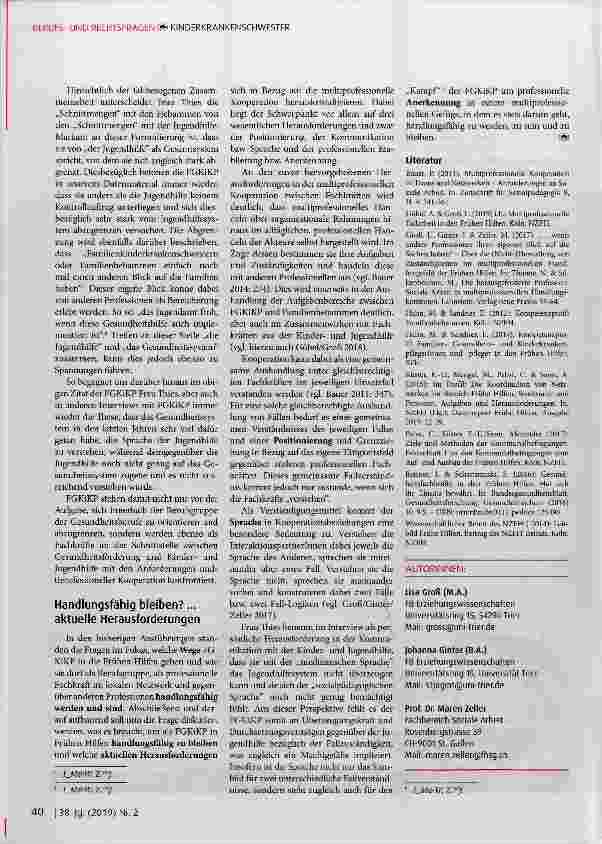 Vorschauseite 5: Familien-Gesundheitsund Kinderkrankenpflegerinnen in den Frühen Hilfen