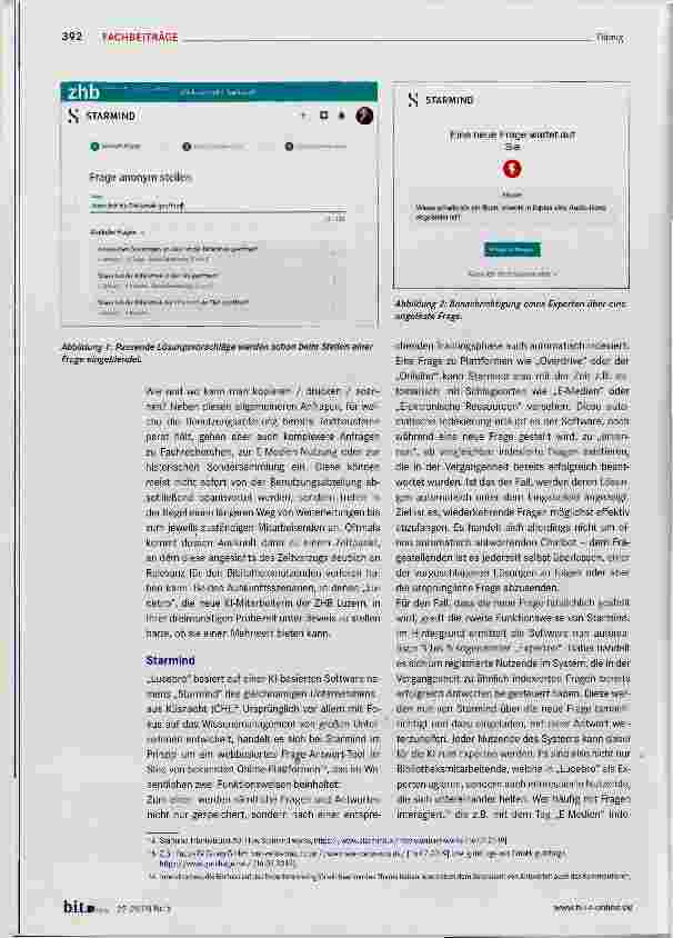 Vorschauseite 3: Pilotprojekt zum Einsatz Künstlicher Intelligenz in der täglichen Kommunikation mit Bibliotheksnutzenden