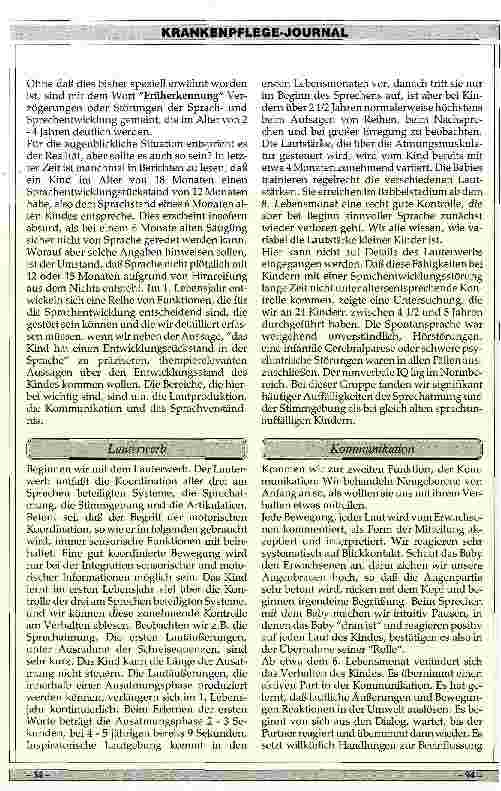 Vorschauseite 2: Früherkennung und Frühtherapie bei Sprachentwicklungsstörungen