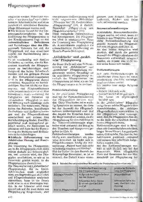 Vorschauseite 3: Pflegeplanung - Vom Anspruch zur Umsetzung in der Pflegepraxis