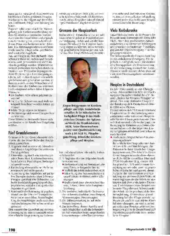 Vorschauseite 2: Hospize in Deutschland: Eine entwicklungsbedürftige Form der Versorgung
