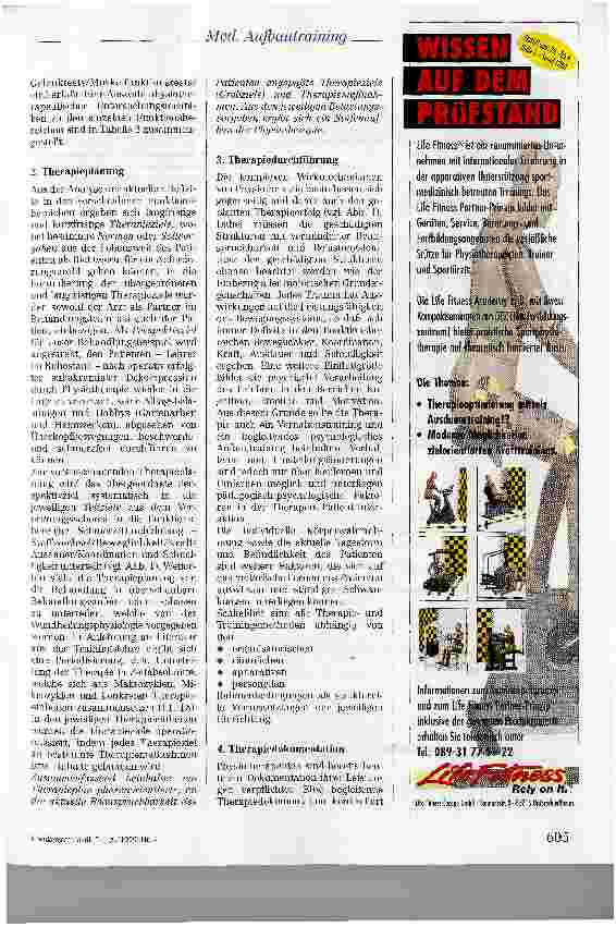 Vorschauseite 5: Grundlagen, Definitionen und Ziele des Medizinischen Aufbautrainings in der Physiotherapie (Teil I)