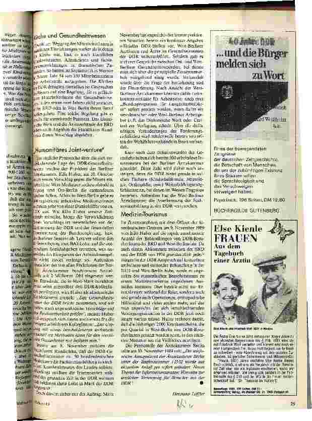 Vorschauseite 3: Flucht aus dem DDR-Gesundheitswesen