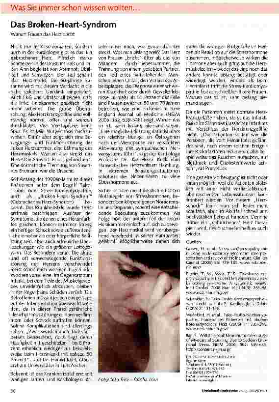 Vorschauseite 1: Das Broken-Heart-Syndrom