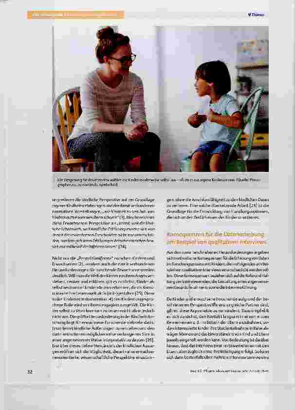 Vorschauseite 4: Pflegeforschung mit Kindern