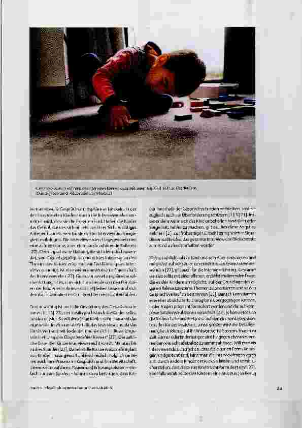 Vorschauseite 5: Pflegeforschung mit Kindern