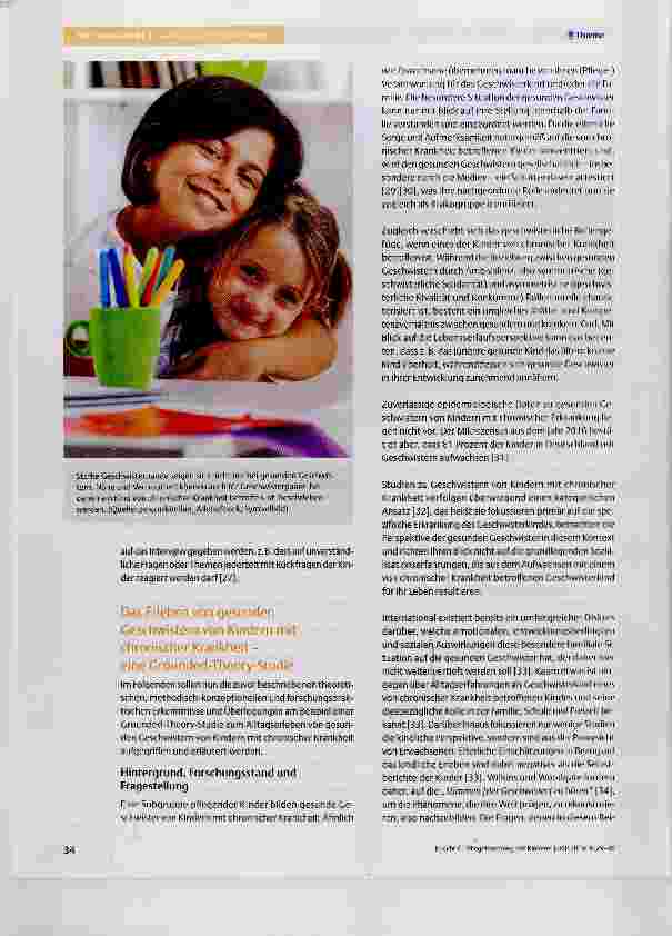 Vorschauseite 6: Pflegeforschung mit Kindern