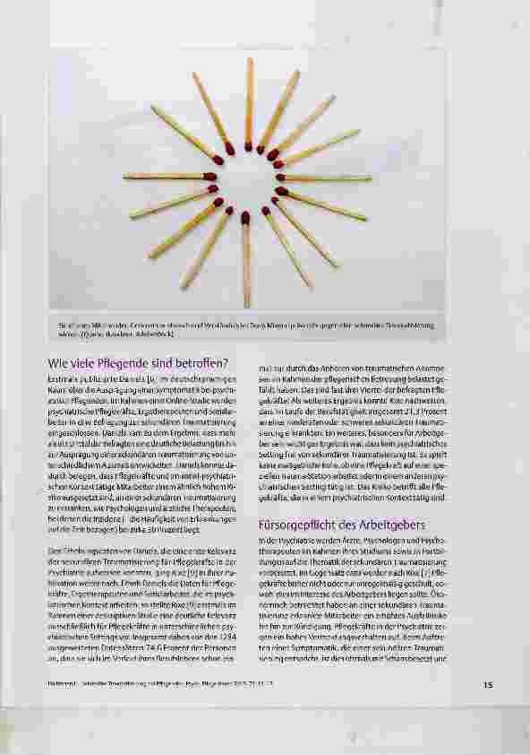 Vorschauseite 5: Sekundäre Traumatisierung bei Pflegenden