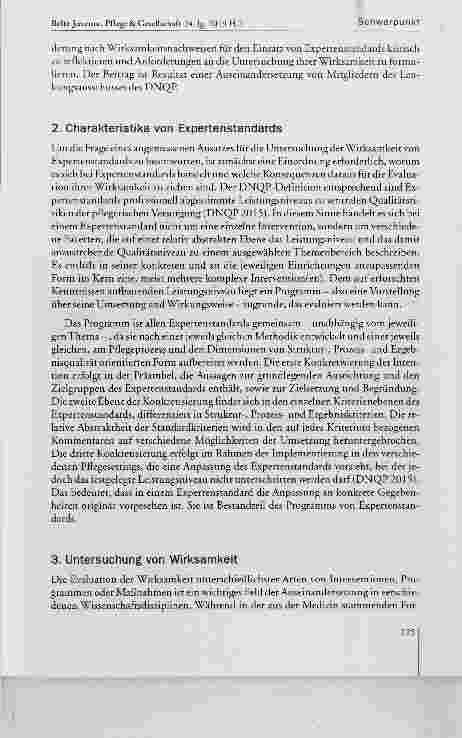 Vorschauseite 4: Anforderungen an die Untersuchung der Wirksamkeit von Expertenstandards