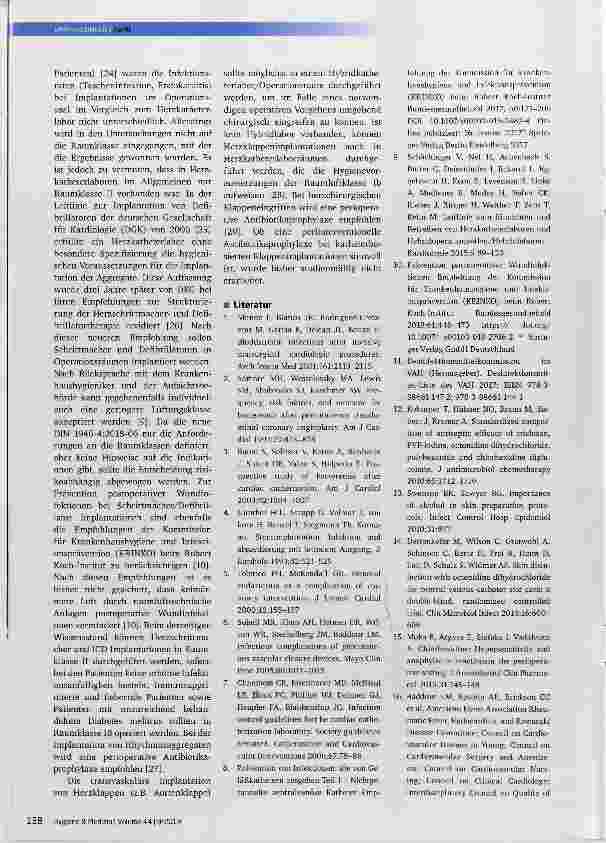 Vorschauseite 3: Hygieneanforderungen bei invasiven Untersuchungen/Behandlungen im Herzkatheterlabor