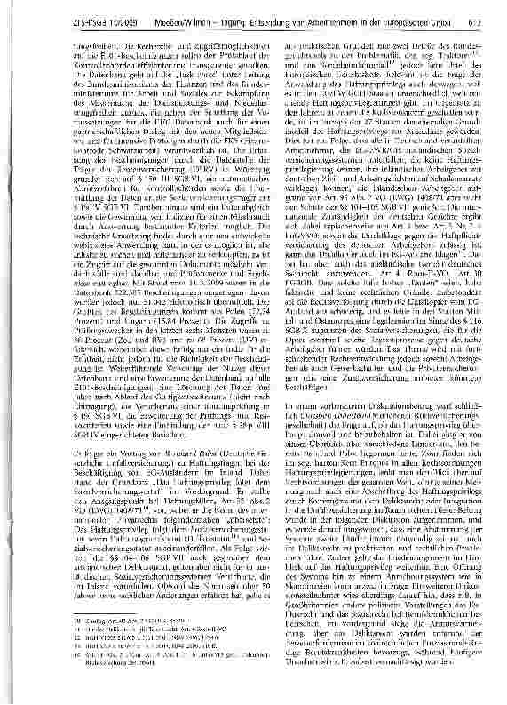 Vorschauseite 3: Tagung: „Entsendung von Arbeitnehmern in der Europäischen Union - Probleme aus der sozialrechtlichen Praxis